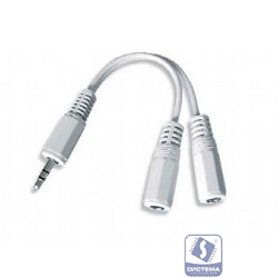 Кабель-разветвитель аудио сигнала Gembird [CCA-415W] (переходника для наушников)