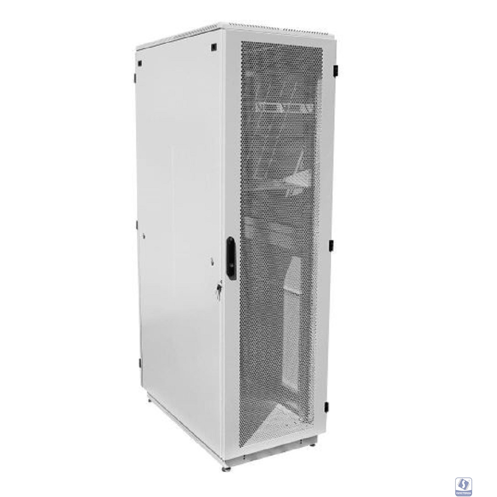 ЦМО Шкаф серверный напольный 42U (600 х 1200) дверь перфорированная, задние двойные перфорированные (ШТК-М-42.6.12-48АА)