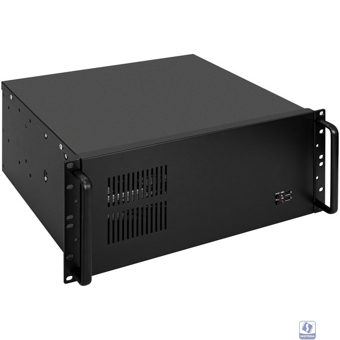 Exegate EX293677RUS Серверный корпус ExeGate Pro 4U300-08 <RM 19", высота 4U, глубина 300, БП 1000PPH-SE 80 PLUS® Bronze, USB>