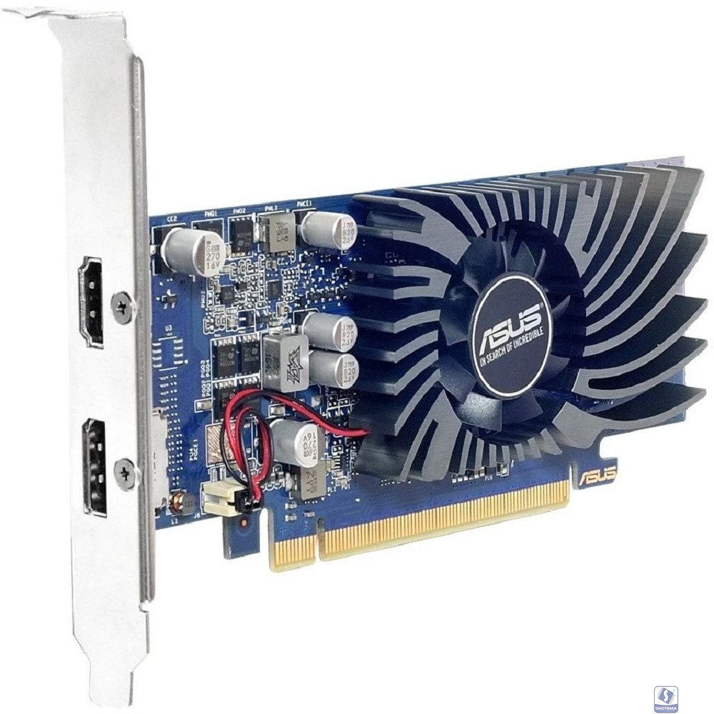 Видеокарта ASUS GeForce GT1030 2Gb GDDR5  64 bit  DP/HDMI (GT1030-2G-BRK) RTL