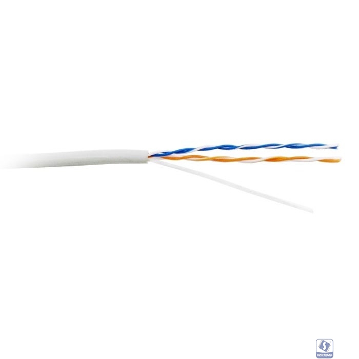 Кабель информационный Lanmaster TWT-5EUTP2-LSZH кат.5е U/UTP не экранированный 2X2X24AWG LSZH внутренний 305м белый