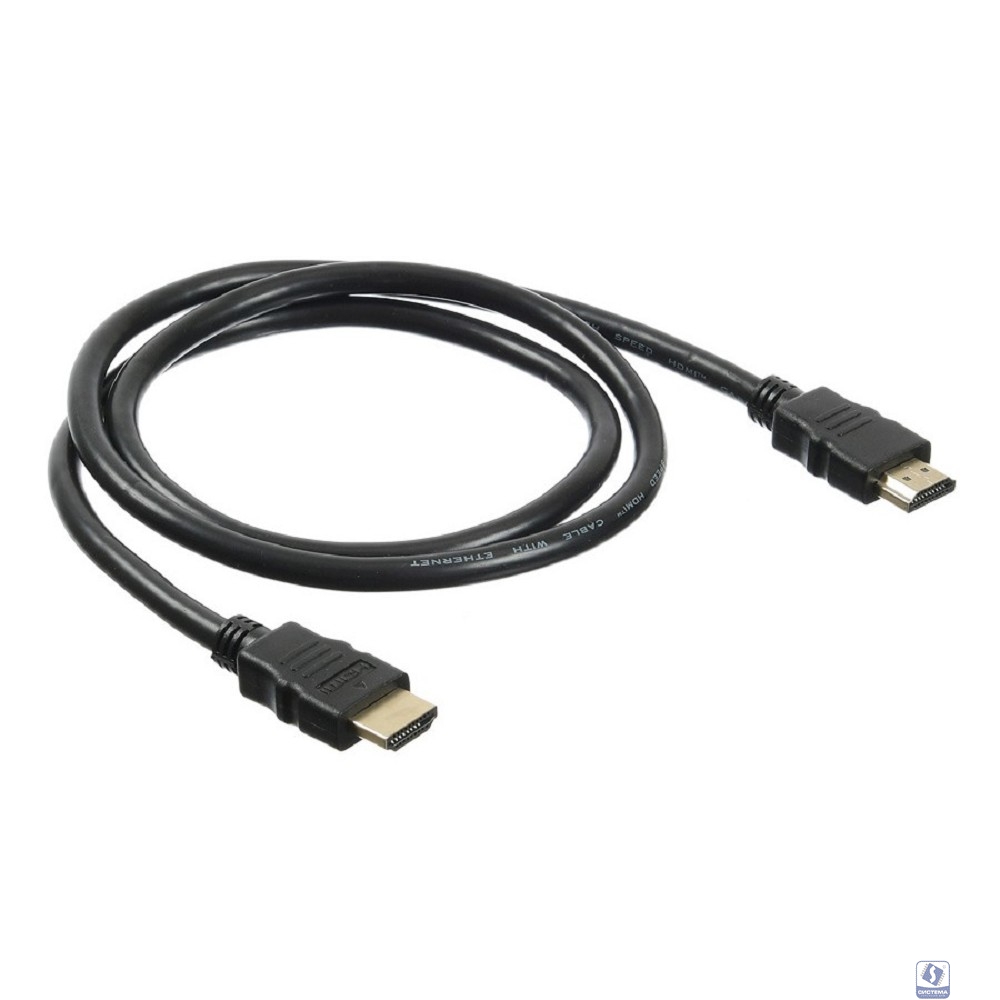 Кабель аудио-видео Buro HDMI 2.0 HDMI (m)/HDMI (m) 1м. Позолоченные контакты черный (BHP HDMI 2.0-1)  (1147065)