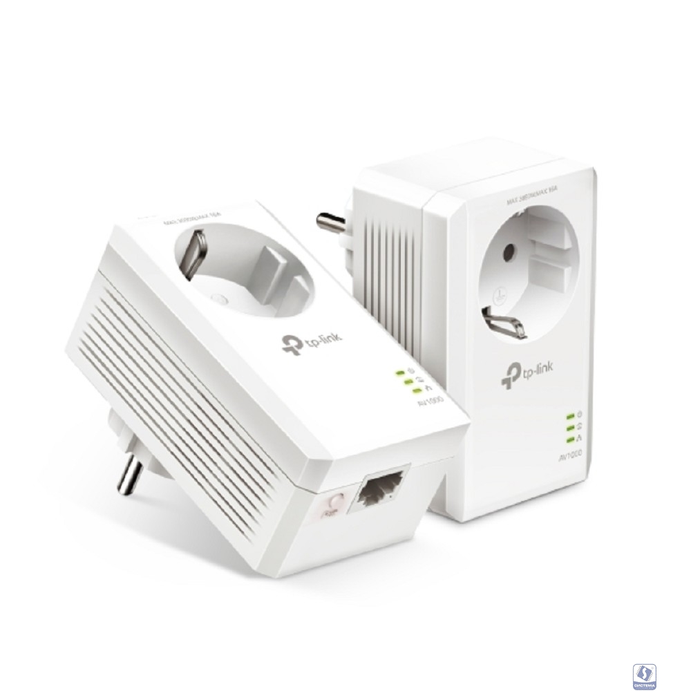 Повреждение упаковки TP-Link TL-PA7017P KIT AV1000 Комплект гигабитных адаптеров Powerline со встроенной розеткой