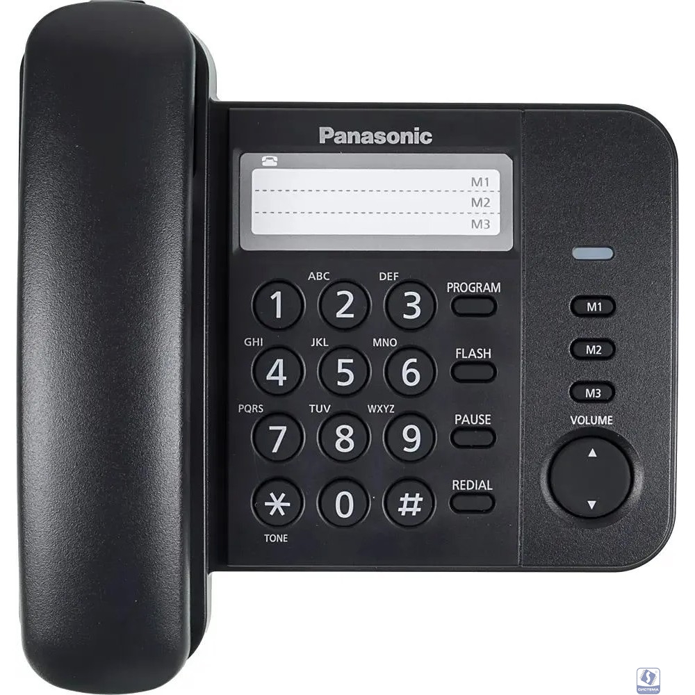 Panasonic KX-TS2352RUB (черный) 
