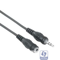 VCOM VAV7179-1.5M Кабель удлинительный 3.5 Jack (M) - 3.5 Jack (F), стерео, аудио, 1.5м [6937510860616]