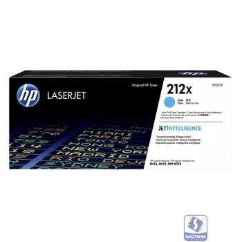 Картридж лазерный HP 212X W2121X голубой для HP CLJ Enterprise M554/M555
