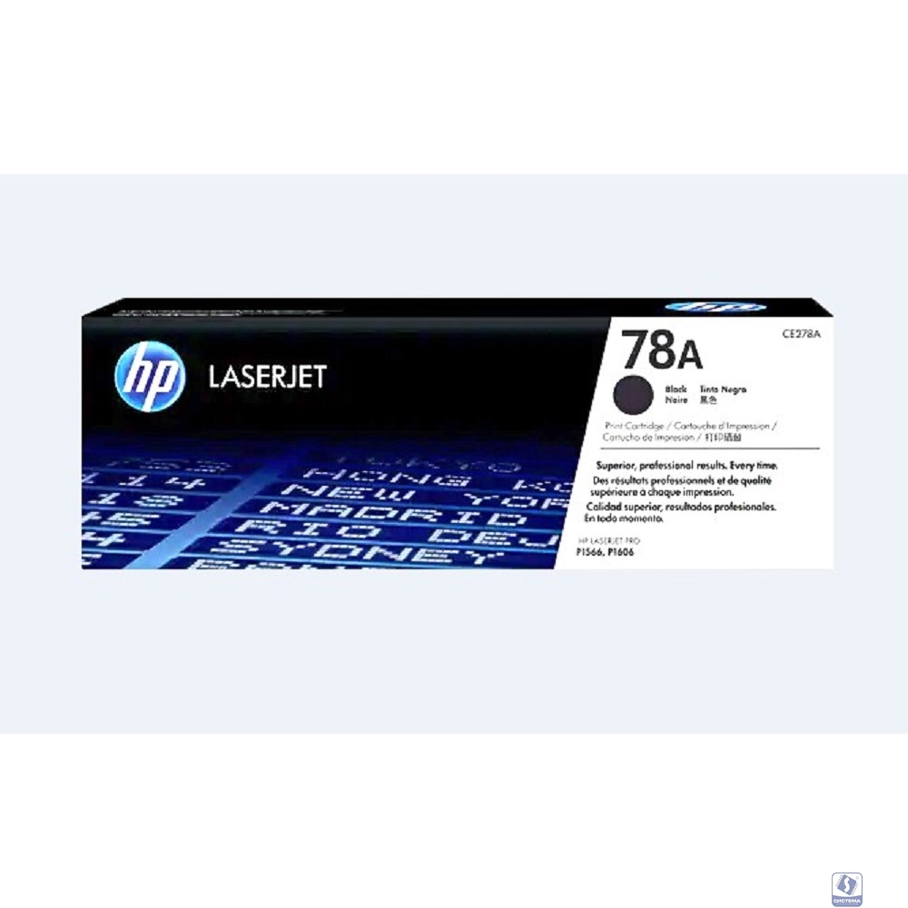 HP CE278A Картридж 78A, Black