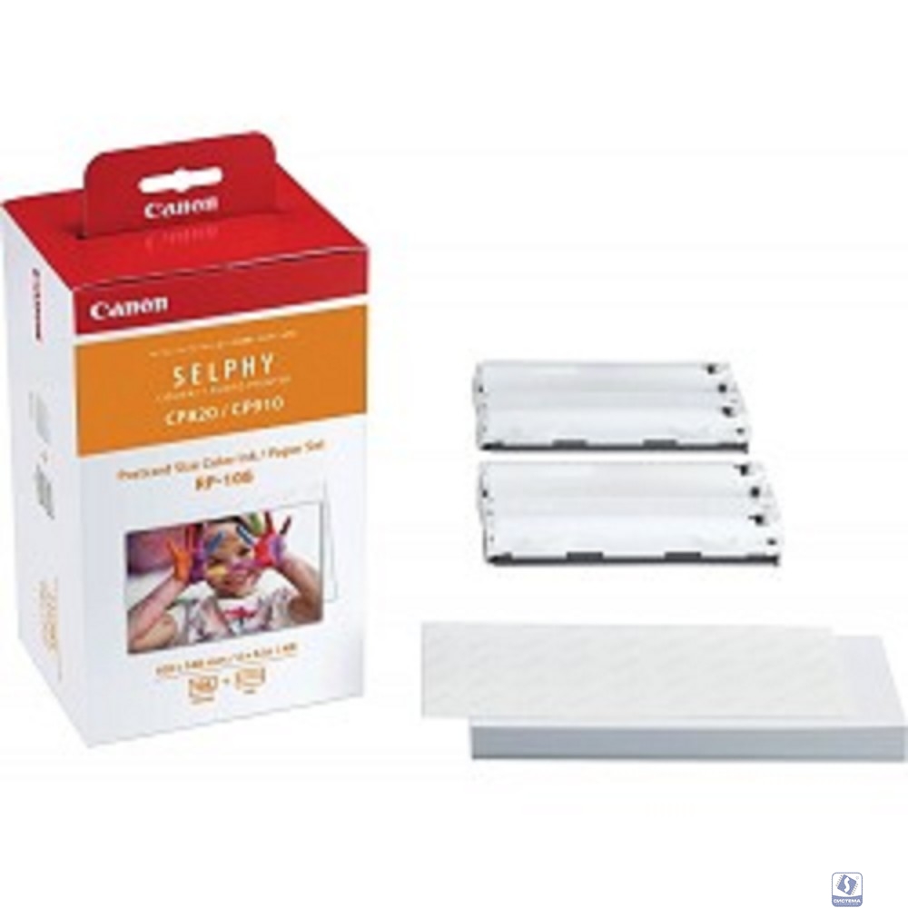 Canon RP-108IN 8568B001 Набор для печати для Canon RP-108 10x15/108л./белый для сублимационных принтеров 