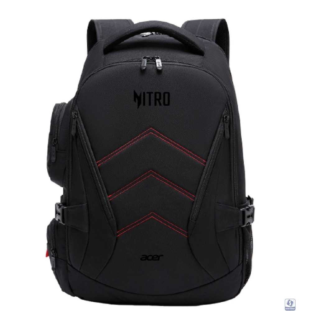 Acer Nitro OBG313 [ZL.BAGEE.00G] черный/красный полиэстер Рюкзак для ноутбука 15.6"