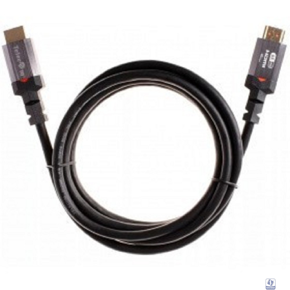Telecom TCG365-2M Кабель HDMI 19M/M,ver. 2.1, 8K@60 Hz 2m метал разъемы, Telecom <TCG365-2M>