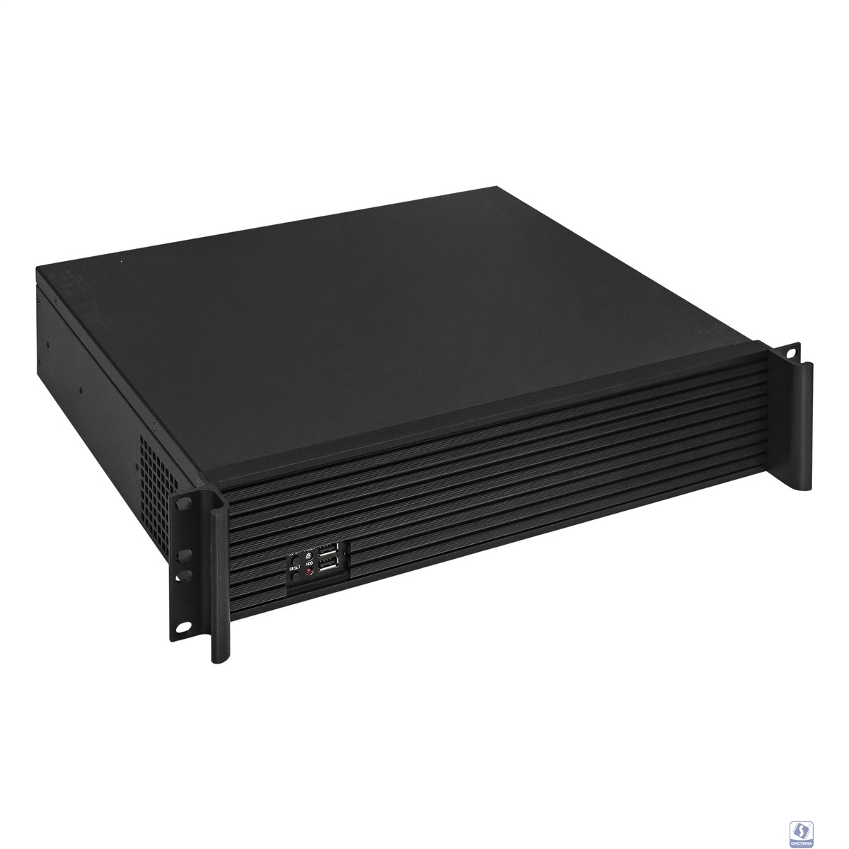 Exegate EX292526RUS Серверный корпус ExeGate Pro 2U350-01 <RM 19", высота 2U, глубина 350, БП 1U-350DS, USB>