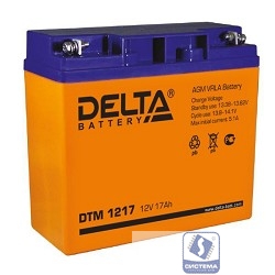 Delta DTM 1217  (17 А\ч, 12В) свинцово- кислотный аккумулятор  