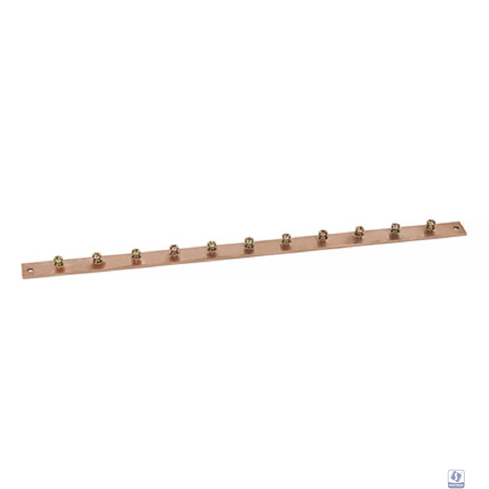 Cabeus CGB-IN-1U-11-19 Медная шина заземления, 11 точек подключения, 19" дюймов