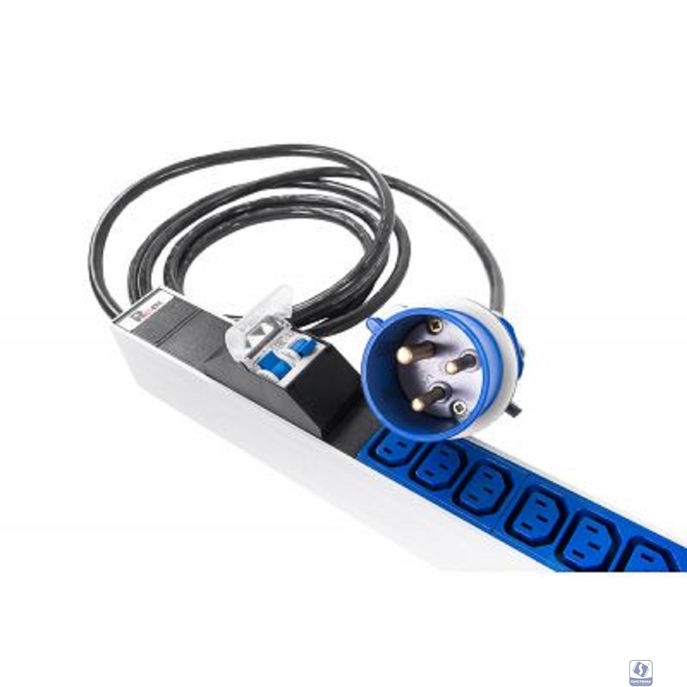 REM Верт блок розеток Rem-2MC, Linux, мониторинг, измерение, управление,  1 фаза 32A, авт, 36C13, 1820 мм, вх IEC 309, шнур 3м (R-2MC3-32-36xC13-A-MCL-1820-3-2P)