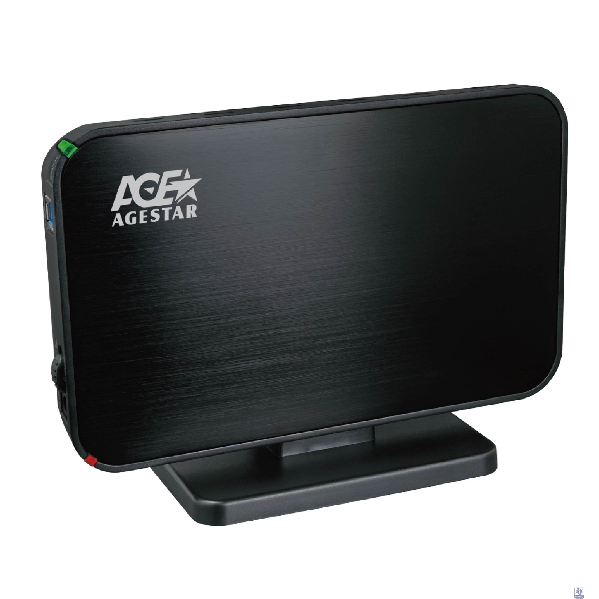 AgeStar 3UB3A8-6G (Black) Мобил рек, usb3.0 to 3,5"hdd SATA алюминий 