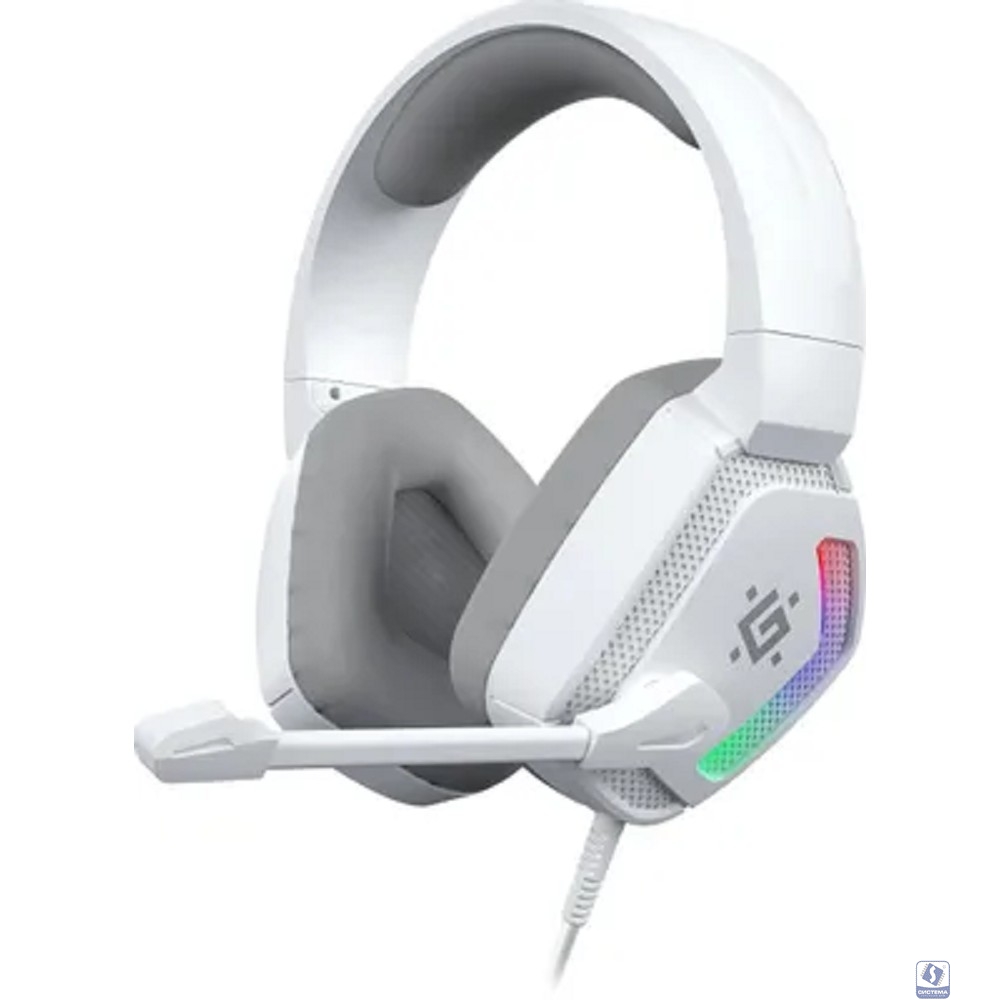 Defender Игровая гарнитура Espanto белый, 7.1, RGB, провод 2 м [62470]