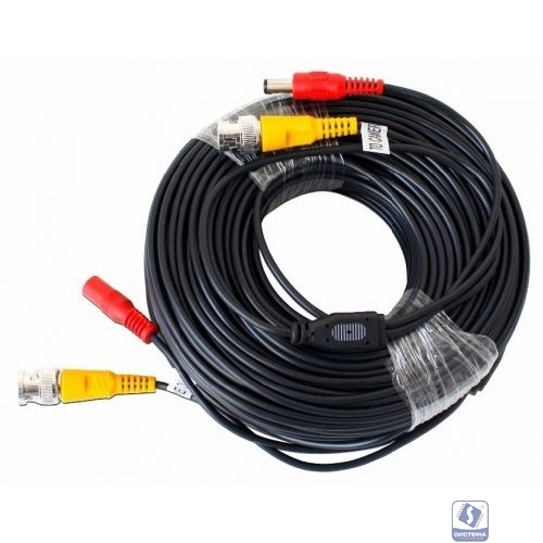 Falcon Eye Кабель BNC-BNC для видеонаблюдения (с питанием) L=30m (комбинированный BNC+DC-BNC+DC)