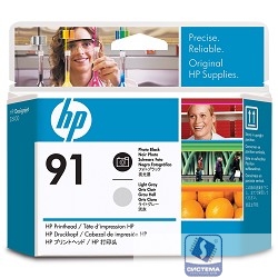 НР C9463A Печатающая головка №91, Photo Black & Light Gray 