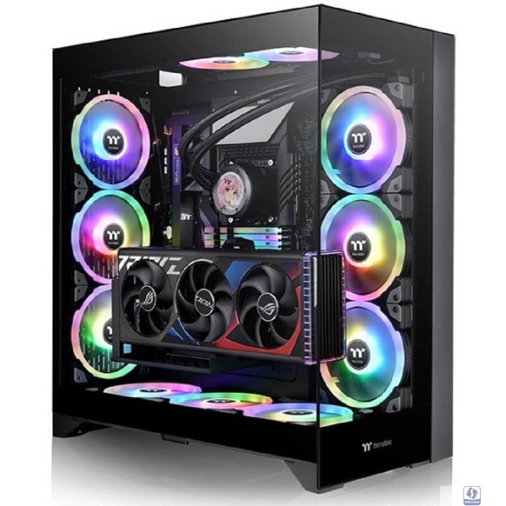 Корпус Thermaltake CTE E660MX черный без БП E-ATX 13x120mm 11x140mm 2xUSB3.0 audio bott PSU