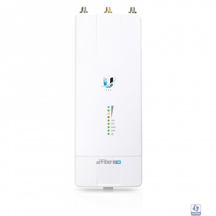 UBIQUITI AF-5XHD Ubiquiti airFiber 5X HD РРС 4.8-6.2 ГГц без антенны (поставляется отдельно), 2x RP?SMA