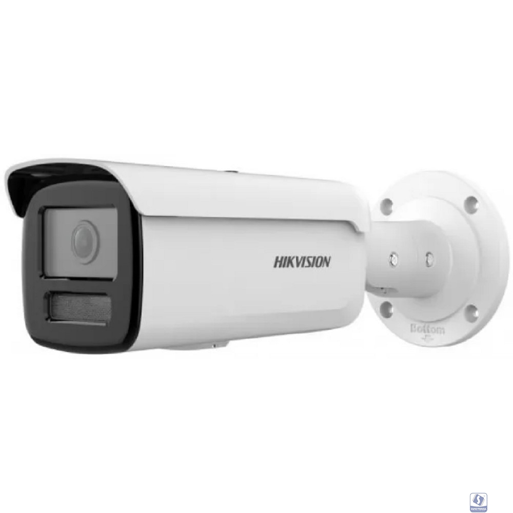 Камера видеонаблюдения IP Hikvision DS-2CD2T87G2H-LI(2.8mm),  2160p,  2.8 мм,  белый