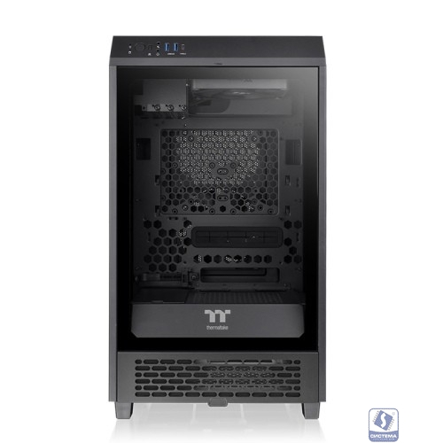 Корпус Thermaltake The Tower 200 черный без БП miniITX 11x120mm 5x140mm 2xUSB3.0 1xUSB3.1 audio bott PSU