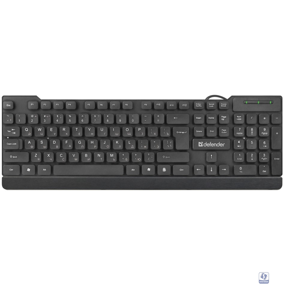 Defender Клавиатура Element HB-190 USB RU [45191] 
