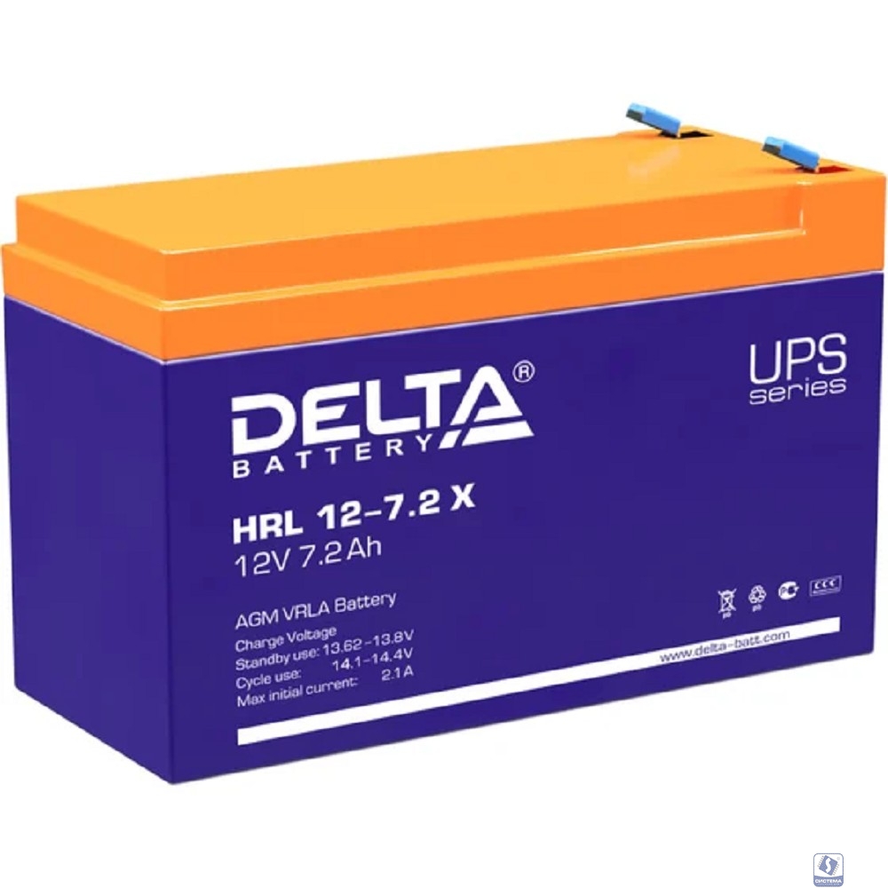 Delta HRL 12-7.2  Х (7.2 А\ч, 12В) свинцово- кислотный  аккумулятор