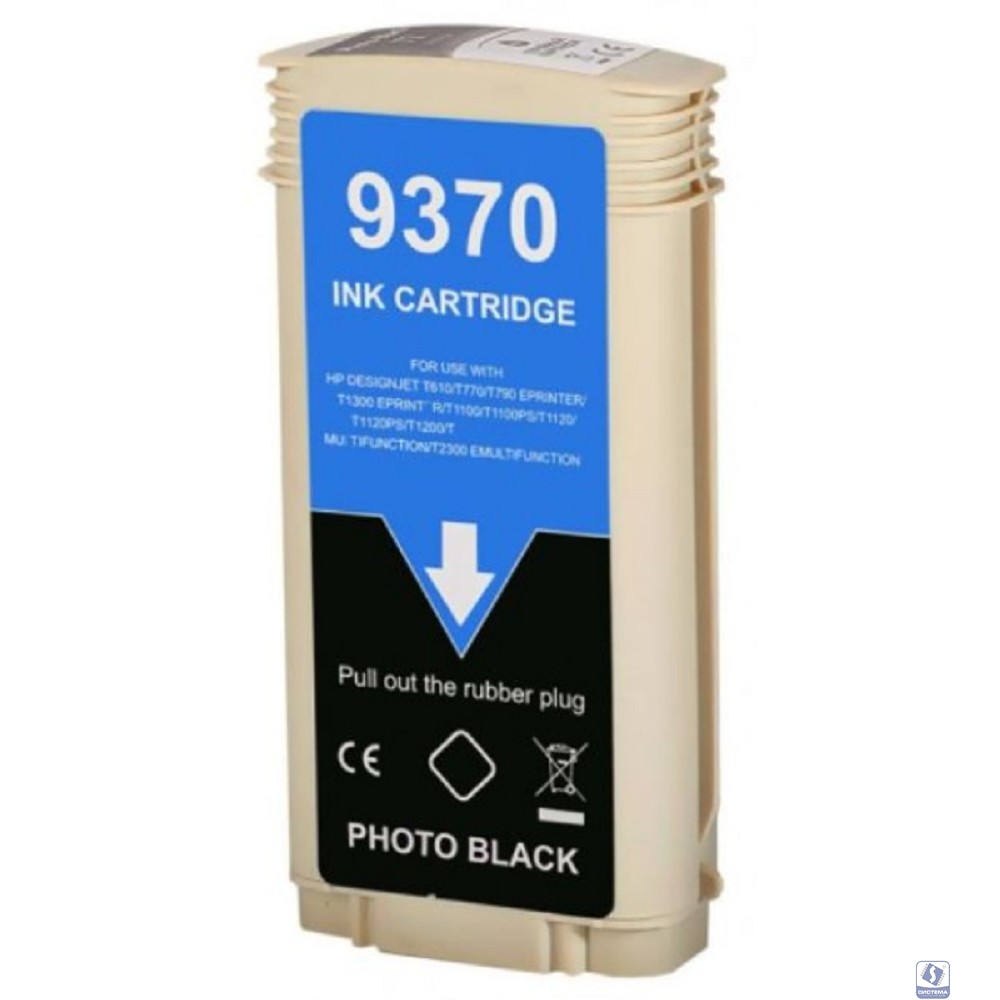 NV Print C9370A Картридж струйный NV-C9370A для HP Designjet T610/T620/T770/T795/T790/T1100/T1120/T1200/T1300/T2300, Photo Black, 130ml 