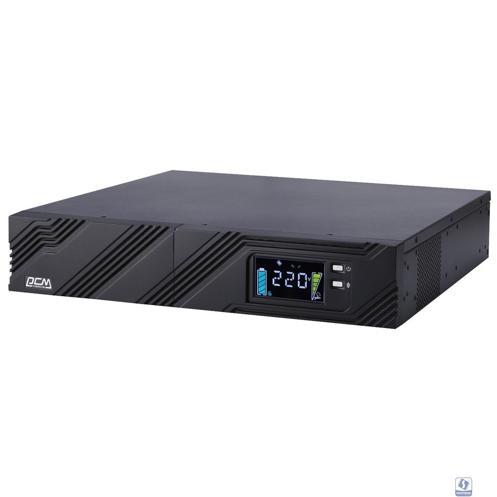 PowerCom Smart King Pro+ SPR-1000 LCD ИБП  (1152572)