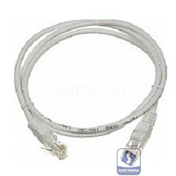 Патч-корд LANMASTER LSZH UTP кат.5e, 10 м, белый