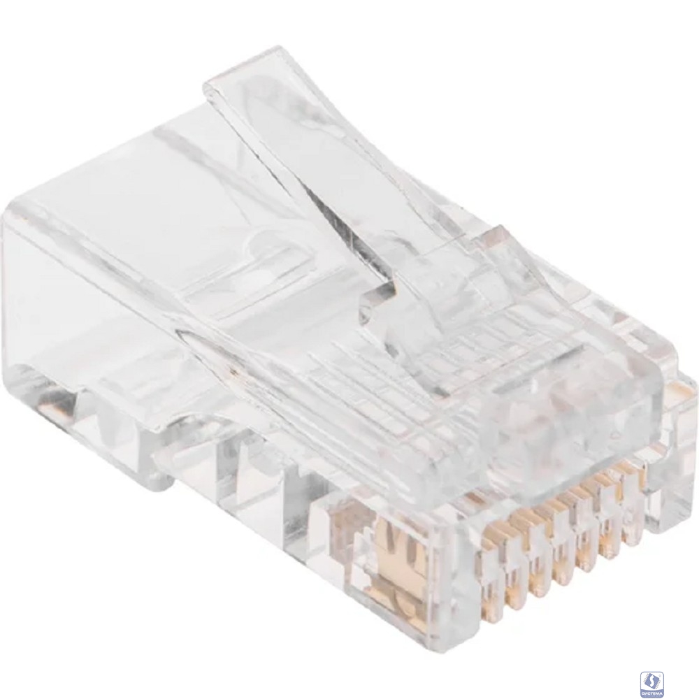Rexant (05-1020) Разъем сквозной RJ-45(8P8C) под витую пару, UTP, CAT 5e ( Упаковка 100 шт )