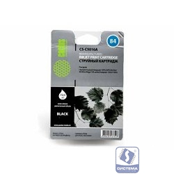 CACTUS C5016A Картридж струйный CS-C5016A №84 черный для HP DJ 10PS/20PS/30GP/50PS/90/120/130DE (72мл)