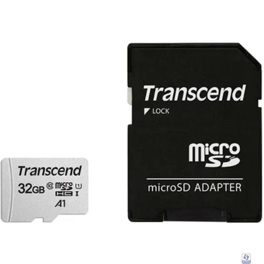 Micro SecureDigital 32GB Transcend TS32GUSD300S 