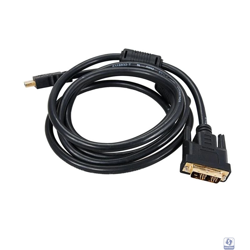 Rexant (17-6303) Кабель HDMI - DVI-D, 1,5м, Gold, с фильтрами