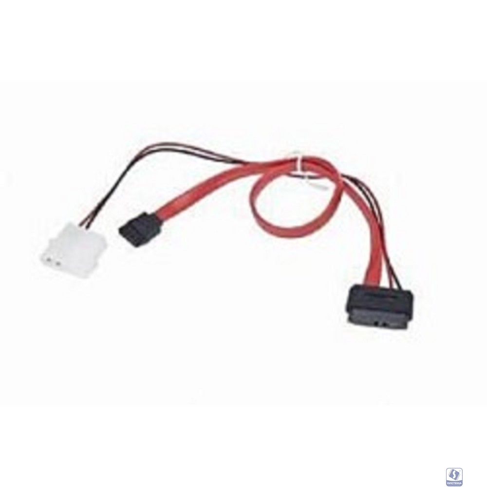 Gembird/Cablexpert Кабель Combo miniSATA , molex+SATA/miniSATA, 6pin+7pin, (длина инт-35см, пит-30см),(CC-SATA-C2)