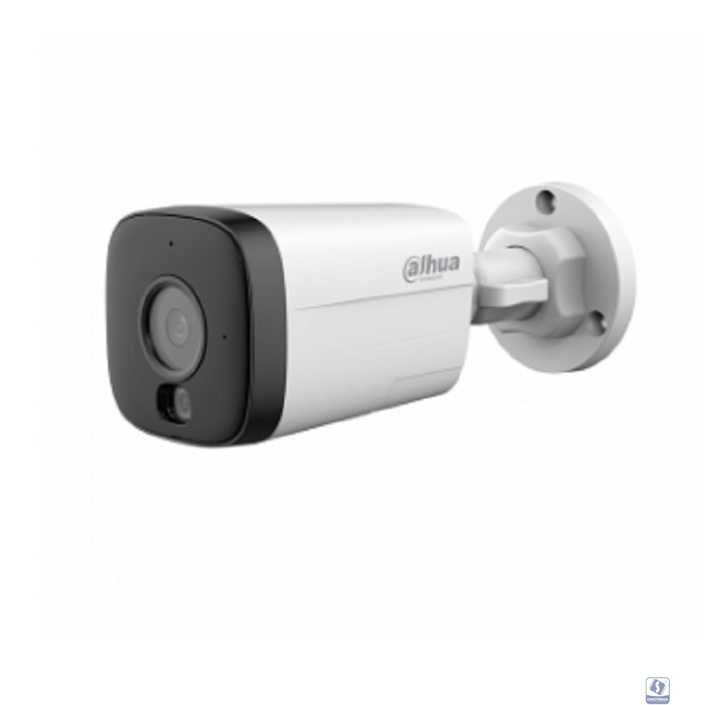 DAHUA DH-IPC-HFW1539DTK2-SAW-IL (DH-IPC-HFW1539DTK2P-SAW-IL-0280B) Уличная цилиндрическая IP-видеокамера с WI-FI 5Мп; 1/2.8” CMOS; 2.8мм; обнаружение людей,транспорт; ИК 30м, LED 30м; микрофон; IP67;