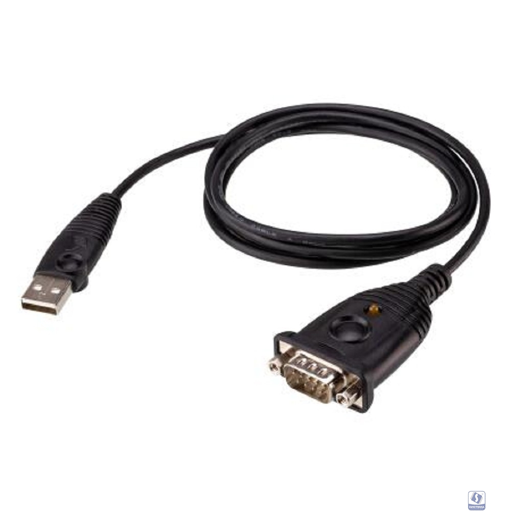 Конвертер Aten UC232AF-AT USB<=>RS232, А-тип>DB 9, Male, USB low-speed/скорость передачи данных до 921.6 Kbps, шнур 0.35м., (для подключения COM-устро