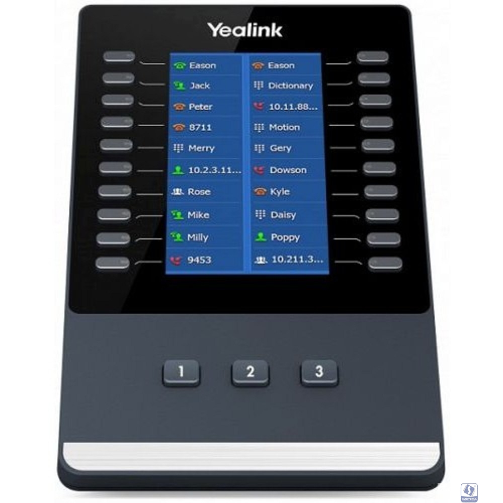 YEALINK EXP43, цветной экран, для телефонов SIP-T43U, SIP-T46U, SIP-T48U