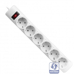 Defender Фильтр DFS 151 1.8 m, 6 розеток, белый [99489]