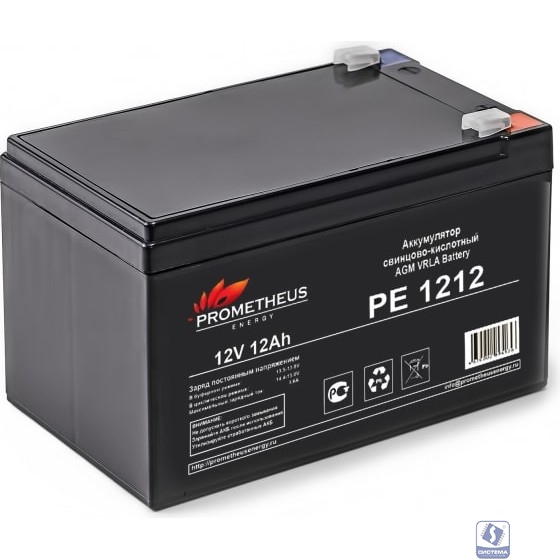 Prometheus Energy PE1212 (12V 12Ah) аккумулятор свинцово-кислотный