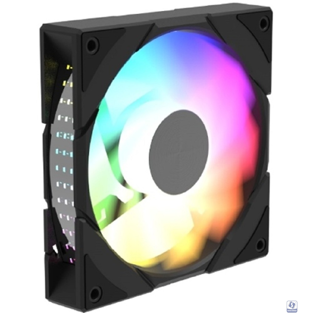 Case fan Deepcool CG580 FAN BKR  REVERSE ( PWM, ARGB, черный, 400-1300об/мин, 120мм) Bulk