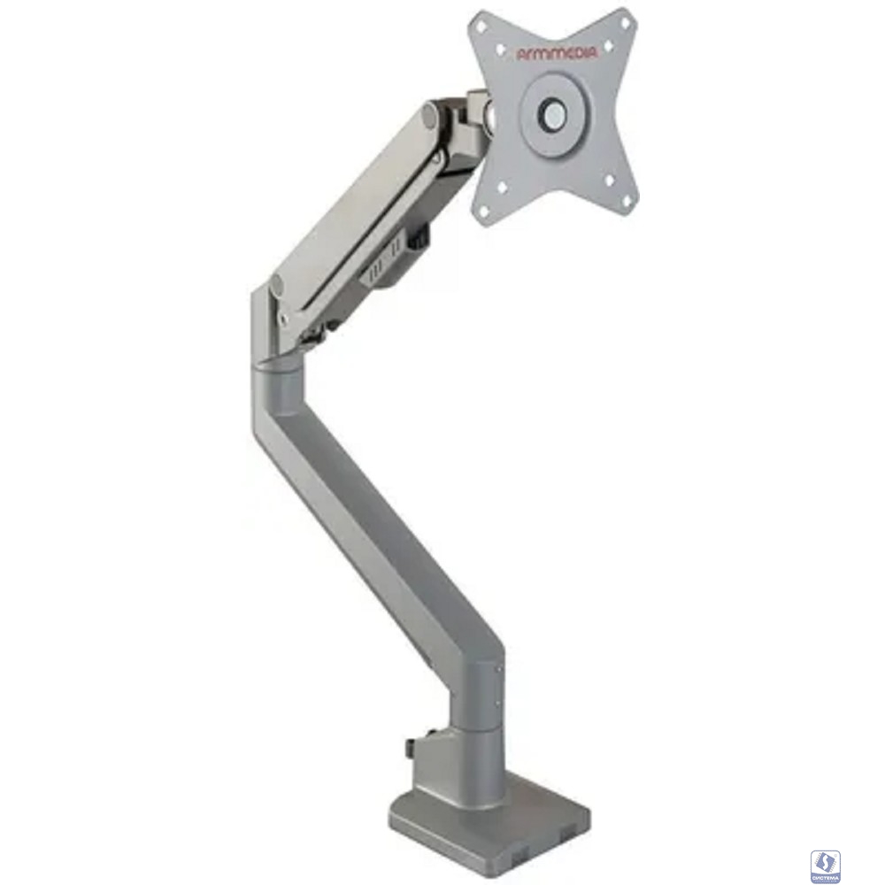 Arm Media LCD-T35 silver 17"-34" макс.1-9 кг настольный поворот и наклон верт.перемещ.