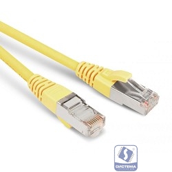 Hyperline PC-LPM-STP-RJ45-RJ45-C5e-2M-LSZH-YL Патч-корд F/­UTP, экранированный, Cat.5e, LSZH, 2 м, желтый