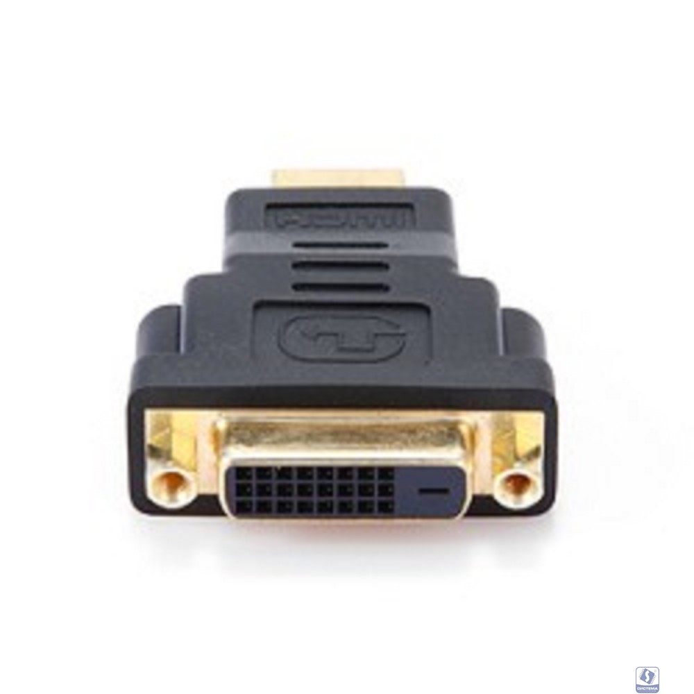 Gembird Переходник HDMI-DVI  , 19M/25F, золотые разъемы, пакет(A-HDMI-DVI-3)