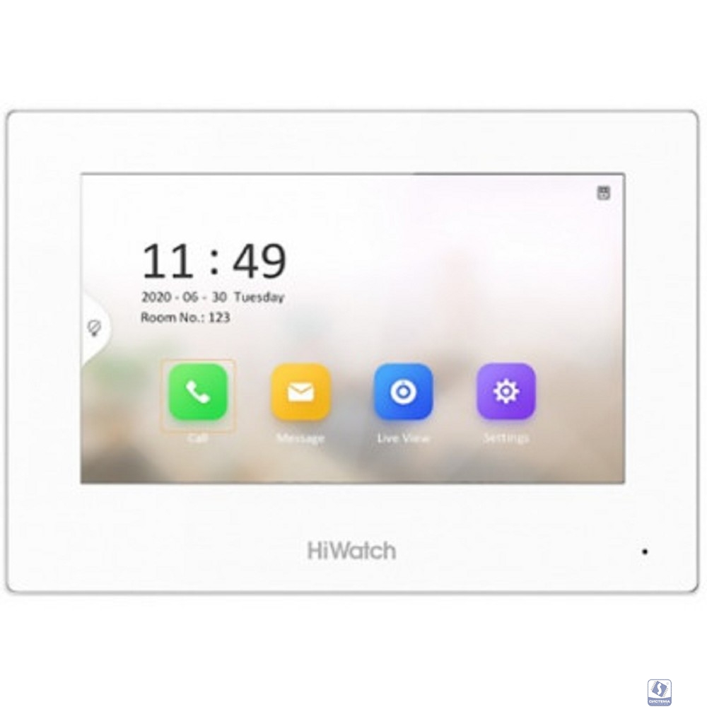 HIWATCH Pro VDP-H3212W Видеодомофон, белый 