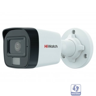 Камера видеонаблюдения аналоговая HIWATCH DS-T200A(B) (2.8MM),  1080p,  2.8 мм,  белый