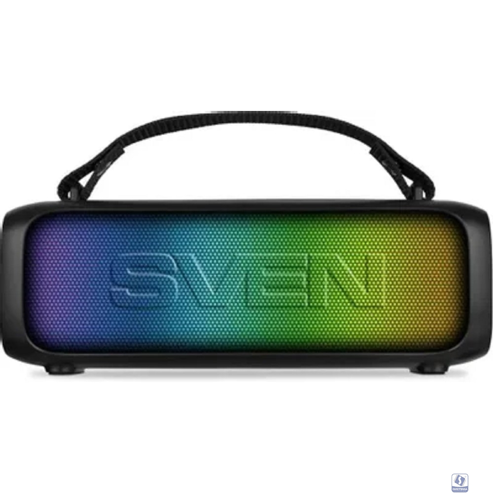 SVEN PS-235, черный (12 Вт, TWS, Bluetooth, FM, USB, 1500мА*ч)