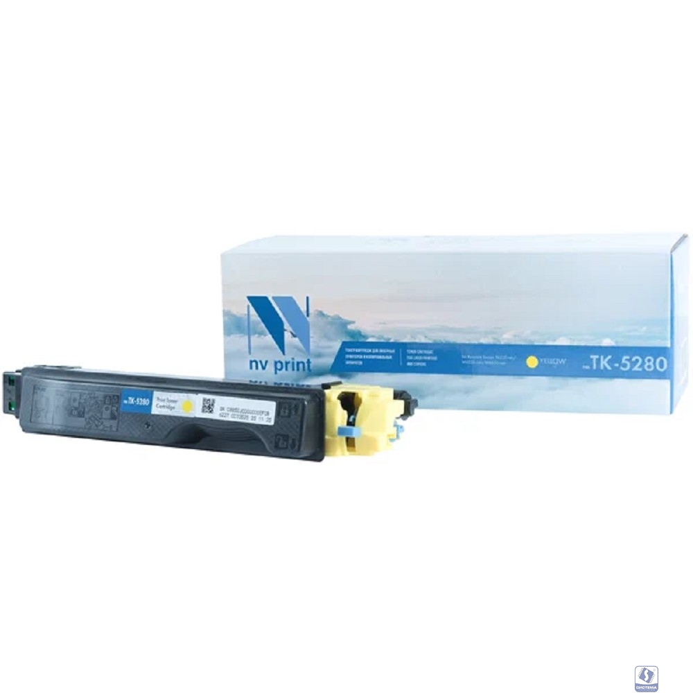 NV Print TK-5280Y Тонер-картридж для Kyocera Ecosys P6235cdn/M6235cidn/M6635cidn (11000k). Yellow