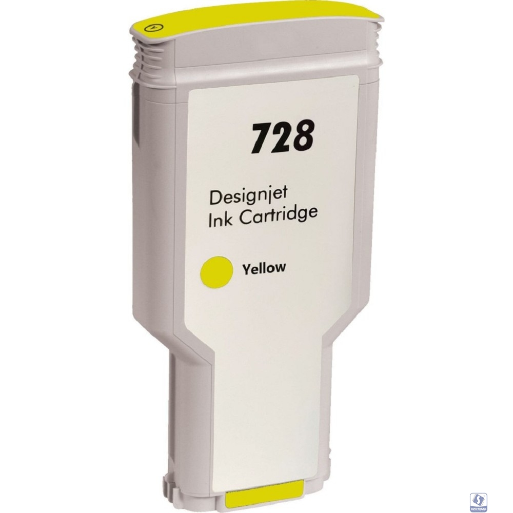 Струйный картридж NV Print 728 (NV-F9K15A) Yellow для HP DesignJet T830/T730 (300 мл)